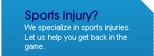 sports injury?